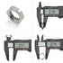 EQUIPTAC 1/2x28 5/8x24 6 Jam Nut or Steel Pcs