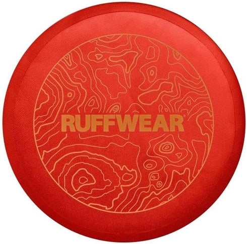 Ruffwear Camp Flyer Dog Toy, Lightweight Flexible Disc for Throw and Fetch, Red Sumac