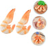 2pcs Abaodam Artificial Shrimp Model Aquarium Shrimp Tank Accessory Fake Figurines for Display