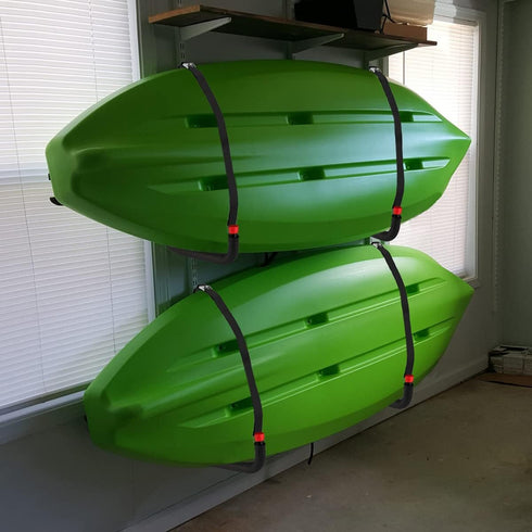 Kayak Storage Racks, 15.3 Inch Wall Mount Hooks for Kayaks, SUP, Paddle Boards, Heavy Duty