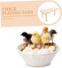 Rutin Chicken Nesting Rack Wooden Pet Platform for Chickens Hamsters Exercise Play Table Comfortable Hideout