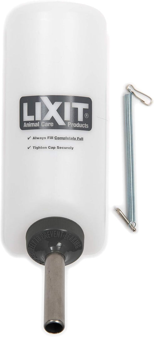 Lixit Wide Mouth Water Bottles for Dogs, 32oz Large Dog, White