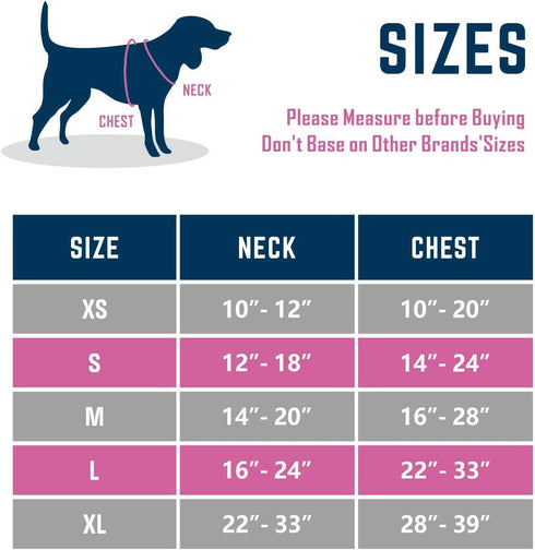 PHOEPET 2019 Reflective Dog Harness for Large Breed, Adjustable No Pull Vest with Handle, 2 Metal Rings, Red (L)