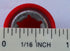 Hub Caps for Bike/TRIKES - Compatible with Popular Red Wagon Brand, fits 3/8 Axle Diameter (Red)