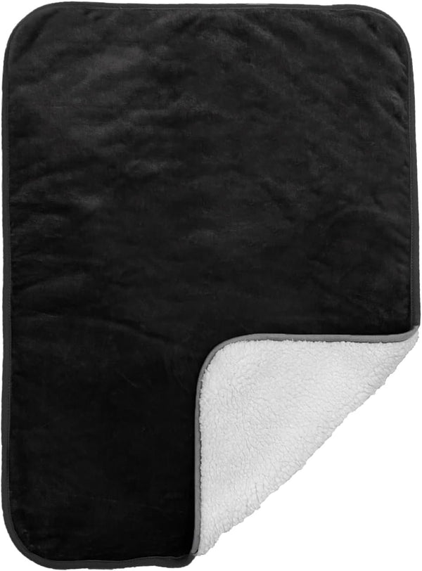 30"×40" Waterproof Dog Blanket, Thick Reversible Soft Pet Blankets for Couch Bed Protection, Washable Sherpa Fleece