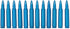 A-ZOOM 223 REM SNAP Cap, Blue, 12PK