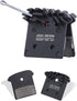 J02A Resin Disc Brake Pads with Cooling Fin, Compatible with Shimano XTR M9000/DEORE XT M8100/DEORE XT M8000/DEORE XT