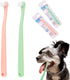 2 Pack Dog Toothbrush - Mini Head Soft Tooth Brush for Deep Clean, Portable for Small Pets