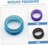 16pcs Silicone Finger Rings Inserts for Comfortable Hair Cutting and Grooming, Protectors for Barber Shears and Pet
