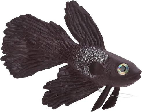 Tnfeeon 3 Pieces Lifelike Aquarium Fish Ornament - Environmentally Friendly Silicone Colorful Gold Fish