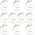 Magnetic Golf Hat Clips, Ball Marker Holder for Golf Gloves, Hats, Bags, Caps, and Visors