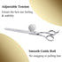 7" Professional Dog Grooming Scissors Kit, Ergonomic JP-440C Stainless Steel Shears for Pets Hair Trimming