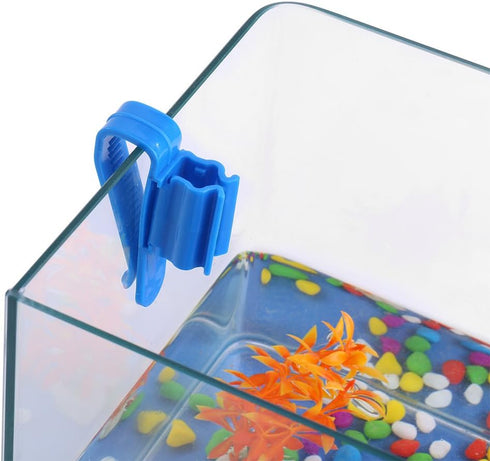 Fdit Pack of 2 Aquarium Fish Hose Holder Hanger, Water Pipe Tube Mounting Clip for 8-16mm Inflow Outflow