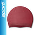 Sporti Silicone Swim Cap for Women and Men, Vibrant Lightweight Non-Slip Swimming Cap