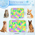 imiBBWQu Summer 27" 22" Cooling Pad Colorful Easter Bunnies Dog Mat Foldable Washable Grounding Pad for Dogs Cold Dog