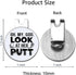 Hafhue Oh My God Look at Her Golf Ball Marker with Magnetic Hat Clip, Funny Golf Gifts for Men Women
