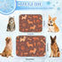 Generic 28" X22" Cooling Dog Mat Ice Silk Ice Mat Animal Paw Print Dog Car Seat Bed Washable Cool Pads Cooling Mats