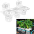 Upgrade Acrylic Aquarium Plant Holder, Hanging Aquatic Plant Holder with Adjustable Suction Cup