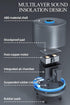 Aquarium Air Pump Dual Outlets, Ultra Quiet 20-600 Gallons, 5W 110V Silent Water Oxygen Aerator Pump, 10L/min
