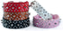 Stylish Rhinestones Dog Collar with Bullet Rivets, Soft and Adjustable Leather for Medium and Large Dogs, Black,