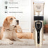 Vornetil Trimmer 4 Dog Grooming Clippers, Cordless Electric Pet Shaver Hair with Guard Combs, USB Rechargeable Low