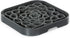 Messy Mutts Interactive Square Slow Feeder | Cool Grey (2 Cup) | 8” x 8” Puzzle Dish for Dogs/Cats, Slow Eating