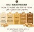 Bully Bunches Mega Authentic Yak Cheese Himalayan Chews for Giant Dogs, All Natural Dental Chews (4 PK)