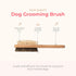 PAWFUME 2-in-1 Pet Brush - Dog & Cat Grooming Brush, Soft Brush for Long & Short Haired Pets
