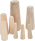 Tissting 10Pcs Marine Tapered Conical Thru-Hull Emergency Soft Wood Plugs Kit for Boats and Fishing