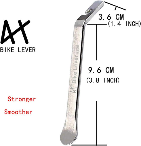 Premium Bicycle Tire Lever - Tyre Spoon Iron Changing Tool, Stainless Steel Levers for Bike Tube Repair