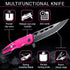 Spring Assisted Pink Pocket Knife for Women - Cute Self Defense Knife - Hot Pink Folding Knife - Mothers Day Gift