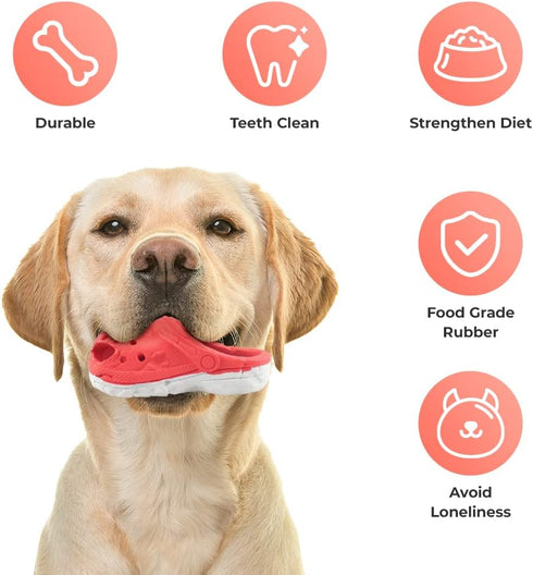 Dog Chew Toys, Tough Durable Rubber Puppy Toy for Aggressive Chewers, Interactive Toys for Medium Large Breed