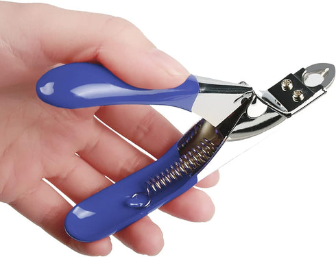 Dog Cat Pets Nail Clippers - Professional Claw Trimmer with Free Nail File, Sharp Stainless Steel Blade, Non-Slip