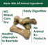 Bonies Natural Breath and Dental Formula, Small-Sized Single Bone - 1 Bone, Chicken Flavor, Low Calories