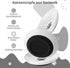 Dorakitten Ceramic Cat Bowls, 3 Packs, No Whisker Fatigue Wide Shallow Cat Dishes with Non-Slip Silicone Bottom