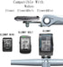 Out Front Combo Extended Mount for Wahoo Elemnt Bolt and Mini with Bike Light Adapter