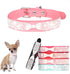 Small Dog Collar, Diamond Bling Rhinestone Bowtie for Girl Puppy Cat, Black XS
