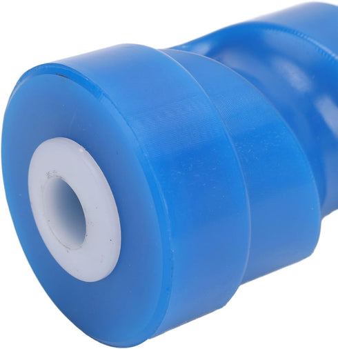 8inch 0.67in Self Centering Keel Roller Bow Stop Heavy Duty PU Trailer Roller Bow Stop Center Aperture for Boat Trailer