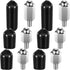 Hotop 12 Pcs Extra Contact Points for Dog Training Collars, Replacement Prongs with Conductive Rubber Caps