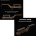 Tactical T1 Hydra Mount Metal Bracket Adapter for Airsoft Paintball Hunting, 20mm Guide Rail