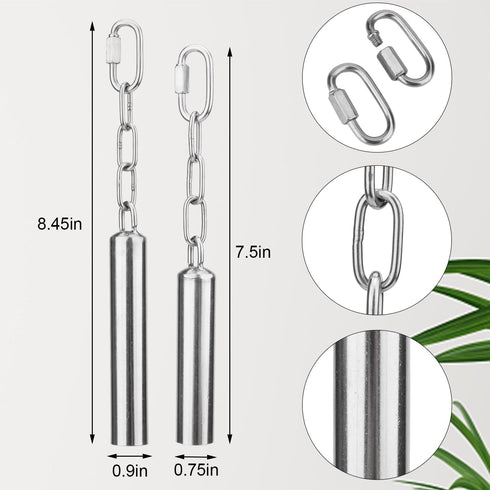 Hypeety Stainless Steel Bells Toy for Bird - Parrot, Macaw, African Greys, Amazon, Eclectus, Cockatoo (S)