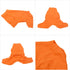 Lovelonglong Four Feet Dog Lightweight Pajamas, Pure Cotton Dog Jumpsuits for Large Medium Small Dogs (Orange XS)