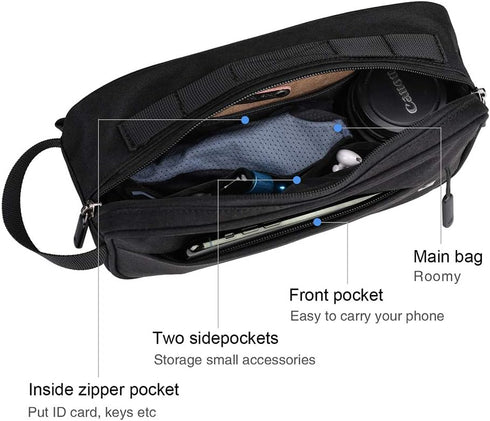 Rhinowalk Bike Handlebar Bag, Waterproof Multifunctional Front Bag for Mountain and Road Bikes, Cycling Accessories