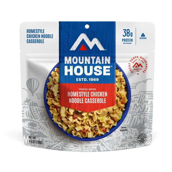Mountain House Homestyle Chicken Noodle Casserole | Freeze Dried Backpacking & Camping