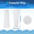 Oudain 16 Pack 4 Inch Ring Filter Socks, 200 µm Aquarium Filter Bags for Freshwater & Saltwater