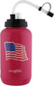 Pro Impact Squeezable Water Bottle with Bendable Long Straw and Spray Cap - 35.5 Oz. LDPE BPA Free Plastic for Hydration