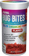 Fluval Bug Bites Color Enhancing Fish Food, 3.17 oz. Flakes for Small to Medium Tropical Fish, A7348, Brown
