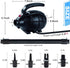 Swimming 4 NozzlesAC 110-120V500W Electric Airpump for Inflatable Tumble Track Gymnastics Mat, Air Roller Barrel, Ring