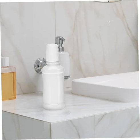 6pcs Portable Mouthwash Bottle Compact Travel Plastic Containers for Mouthwash Durable Pet Material Space-saving Design