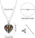 Generic Russian Nesting Dolls Flowers Pet Supplies Dog Ashes Urn Necklace Heart Shape Pendant Cremation Memorial